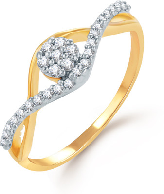 

Divastri Alloy Cubic Zirconia Rhodium Plated Ring, Multicolor