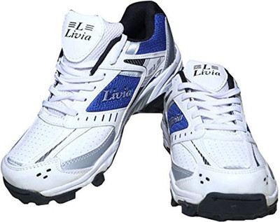 

Livia Rubber Stud Cricket Shoes For Men(White