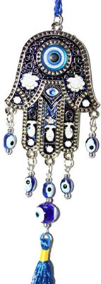 

MYEBIZSTORE Decorative Showpiece - 25 cm(Alloy, Silver, Blue)