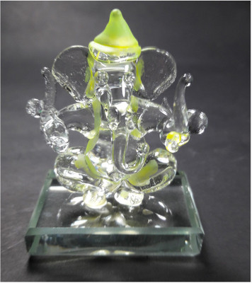 

CraftEra Decorative Showpiece - 5 cm(Crystal, Yellow)