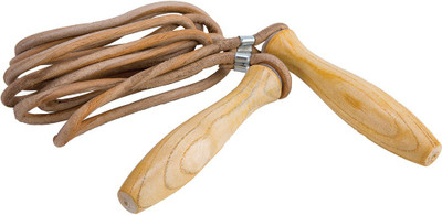 

skipping rop Wooden Handle rops Freestyle Skipping Rope(Brown, Length: 300 cm), Wooden color
