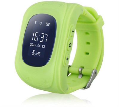 

Techie & Trendy Anti-lost Kids Safety Tracker GPS Positioning Wrist Watch Smartwatch(Green Strap M)