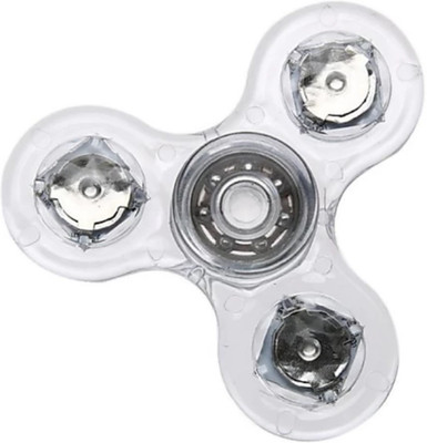 

SANJARY HIGH QUALITY HYBRID CERAMIC METAL BEARINGS LED CRYSTAL TRANSPARENT SPINNER(Multicolor)