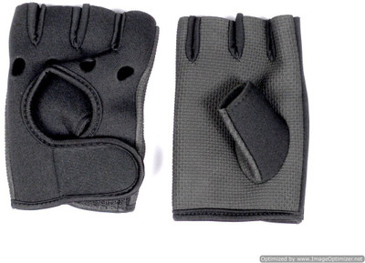 

Skywalk Unisex Gym Body Building Training Fitness Gloves Sports Weight Lifting Exercise Slip-resistant Climbing Gloves (, Black