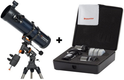 

CELESTRON 130 EQ Reflector + AstroMaster Accessory Kit Reflecting Telescope(Manual Tracking)