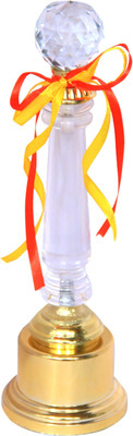 

Homeshopeez Sleek Crystal On Top Trophy (10.2 Inch) Trophy(26 Cm)