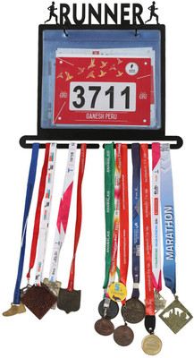 

Runwynd Runner All in One Medal Hanger & Bib Display Unit Trophy(L)