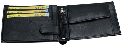 

Majaria Men Black Genuine Leather Wallet(5 Card Slots)