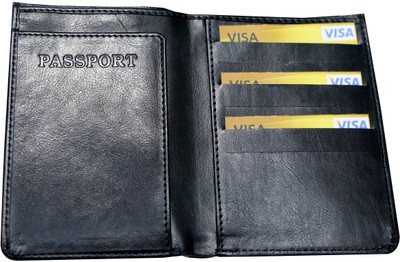 

Majaria Men Black Genuine Leather Card Holder(6 Card Slots)