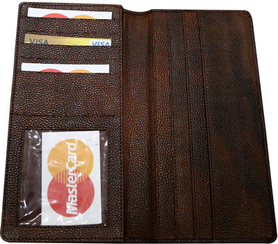 

Majaria Men Brown Genuine Leather Document Holder(6 Card Slots)