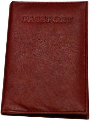 

Majaria Men Red Genuine Leather Card Holder(5 Card Slots)