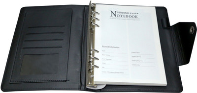 

Majaria Men Black Genuine Leather Document Holder(6 Card Slots)