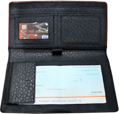 

Majaria Men Black Genuine Leather Document Holder(6 Card Slots)