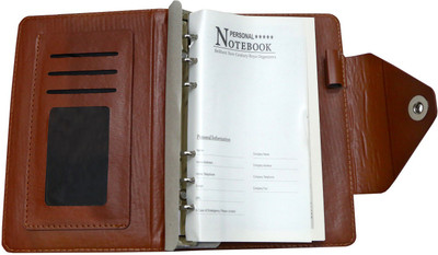 

Majaria Men Red Genuine Leather Document Holder(6 Card Slots)