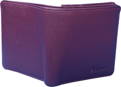 

ADPAAR Men Purple Genuine Leather Wallet(7 Card Slots), Purpule