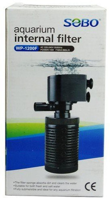 

Sobo Aquarium Internal Filter WP-1200F Corner Aquarium Filter(Mechanical Filtration for Salt Water and Fresh Water)