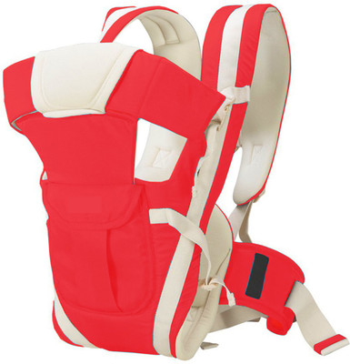 

Continental Adjustable Hands-Free 4-in-1 Front Baby Carrier Bag Waist Belt ( Red ) Baby Carrier(Red, Front Carry facing in)
