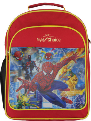 

Right Choice (2144) Red Spider Man School Bag 20 L Backpack(Red, Yellow)