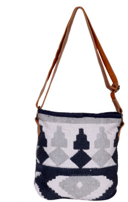 

IndiWeaves 82100-367-IW Shoulder Bag(Multicolor, 10 inch)