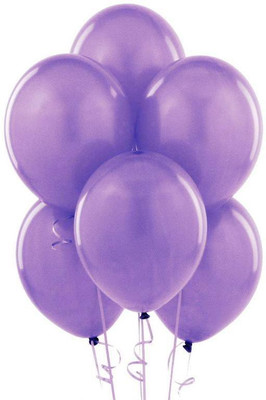 

Balloonistics Solid Lavender Premium Latex Balloon Balloon(Purple, Pack of 50)