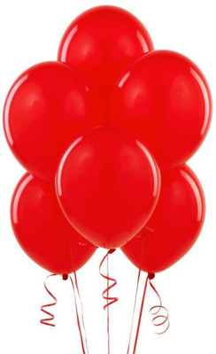 

Balloonistics Solid Red Premium Latex Balloon Balloon(Red, Pack of 50)