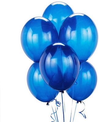 

Balloonistics Solid Metallic Royal Blue Premium Latex Balloon Balloon(Blue, Pack of 50)