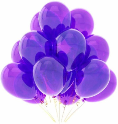

Balloonistics Solid Metallic Purple Premium Latex Balloon Balloon(Purple, Pack of 50)