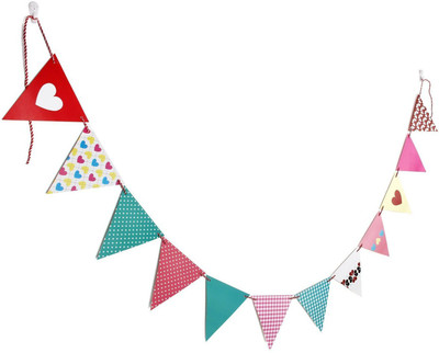 

TOYXE 40594 Party Decoration Pennant Banner(8 ft, Pack of 1)