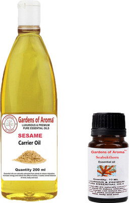 

Gardens Of Aroma Seabukthorn 10ml AndSesame 200ml(210 ml)