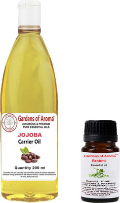 

Gardens Of Aroma Brahmi 10ml and jojoba 200ml(210 ml)