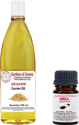

Gardens Of Aroma Vanilla 10ml AndSesame 200ml(210 ml)