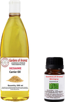 

Gardens Of Aroma Bhringraj 10ml AndSesame 200ml(210 ml)