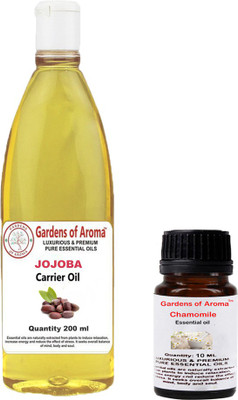 

Gardens Of Aroma Chamomile 10ml and jojoba 200ml(210 ml)