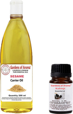 

Gardens Of Aroma Kalonji 10ml AndSesame 200ml(210 ml)