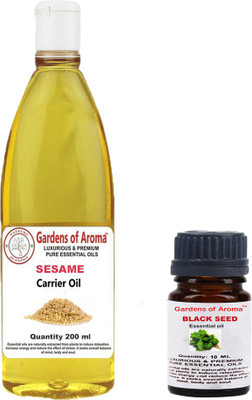 

Gardens Of Aroma Blackseed 10ml AndSesame 200ml(210 ml)