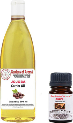 

Gardens Of Aroma Clove 10ml and jojoba 200ml(210 ml)