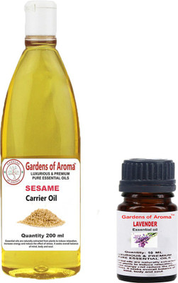 

Gardens Of Aroma Lavendar 10ml AndSesame 200ml(210 ml)