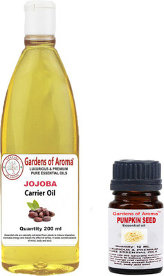 

Gardens Of Aroma Pumpkinseed 10ml and jojoba 200ml(210 ml)