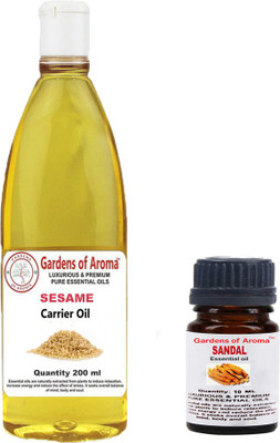 

Gardens Of Aroma Sandal 10ml AndSesame 200ml(210 ml)