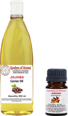 

Gardens Of Aroma Argan 10ml and jojoba 200ml(210 ml)