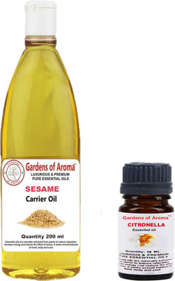 

Gardens Of Aroma Citronella 10ml AndSesame 200ml(210 ml)