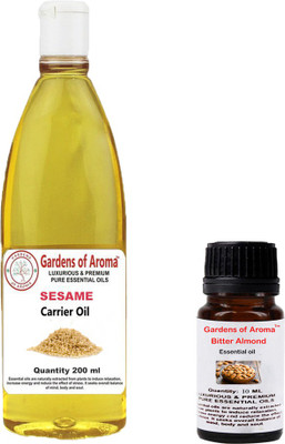 

Gardens Of Aroma Bitter Almond 10ml AndSesame 200ml(210 ml)