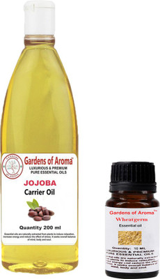 

Gardens Of Aroma Wheatgerm 10ml and jojoba 200ml(210 ml)