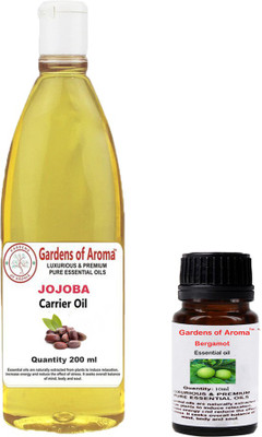 

Gardens Of Aroma Bergamot 10ml and jojoba 200ml(210 ml)