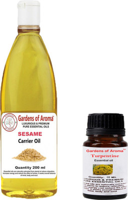 Gardens Of Aroma Turpentine10ml AndSesame 200ml(210 ml)