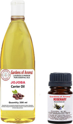 

Gardens Of Aroma Rosemarry 10ml and jojoba 200ml(210 ml)