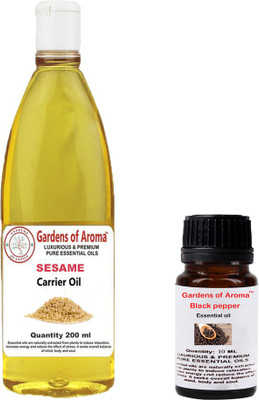 

Gardens Of Aroma Black seed 10ml AndSesame 200ml(210 ml)