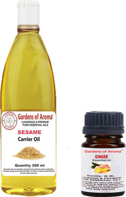 

Gardens Of Aroma ginger 10ml AndSesame 200ml(210 ml)