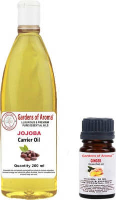 

Gardens Of Aroma Ginger 10ml and jojoba 200ml(210 ml)