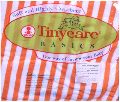 

Tiny Care Cotton Terry 150 GSM Bath Towel(Peach)
